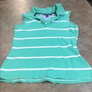 Tommy Hilfiger collared tank top size small.